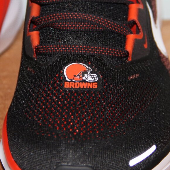 Nike Air Zoom Pegasus 41 Cleveland Browns Football Mens 9 Black - Picture 4 of 7